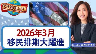 2026年3月移民排期大跃进《移民话你知》20260224