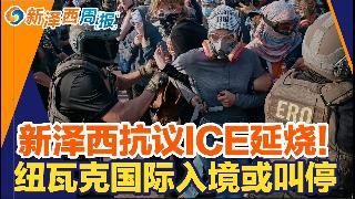 新泽西爆ICE抗议州长紧急下令！新州ICE拘留所内情曝光！纽瓦克口岸或关停入境 国安部落...